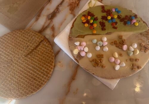 Workshop verse stroopwafels bakken.