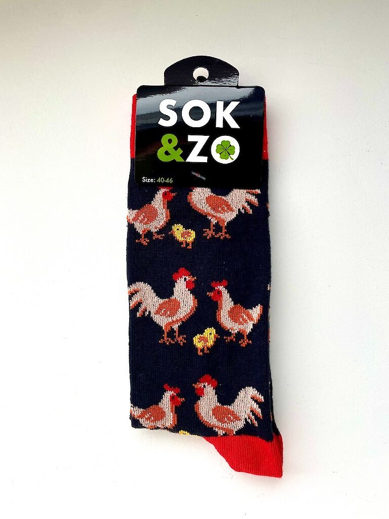 Dutch socks - chickens