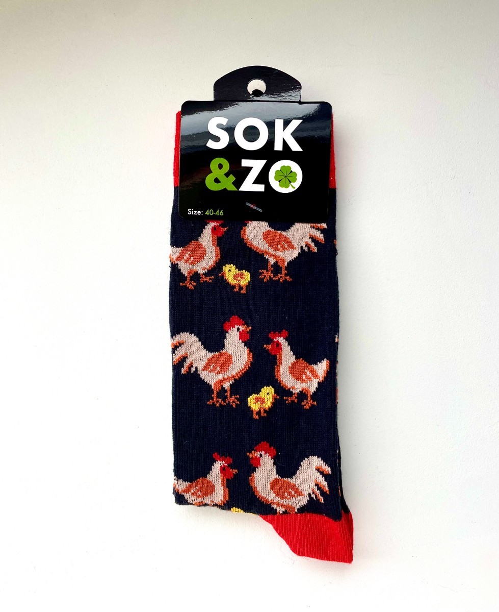 Dutch socks - chickens