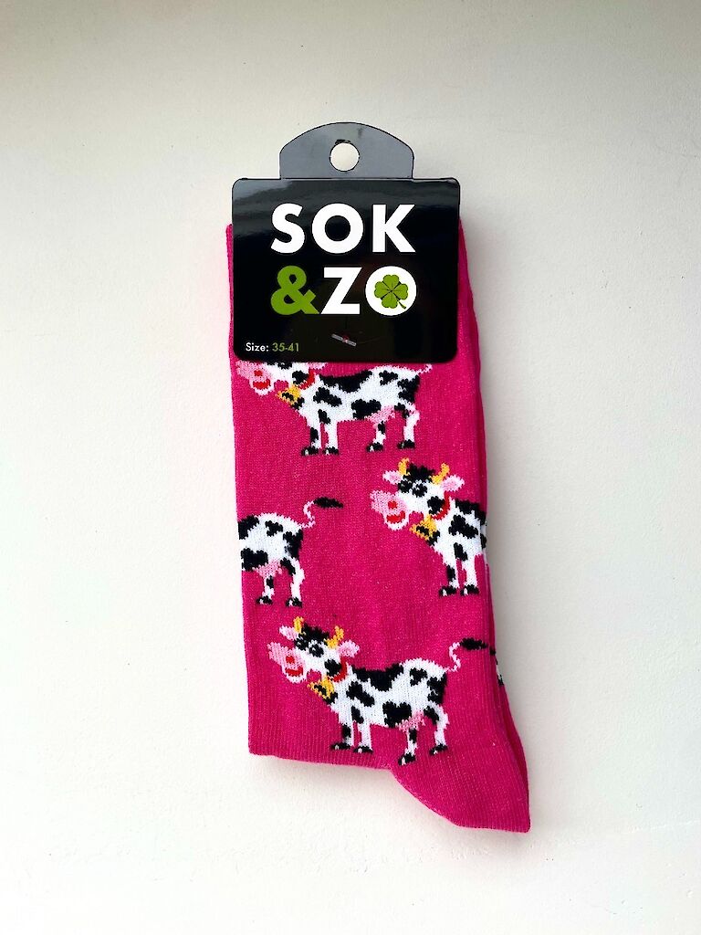 Dutch socks - cow