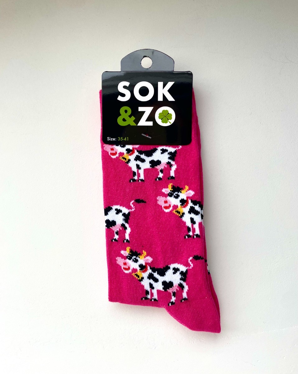 Holländische Socken - Kuh